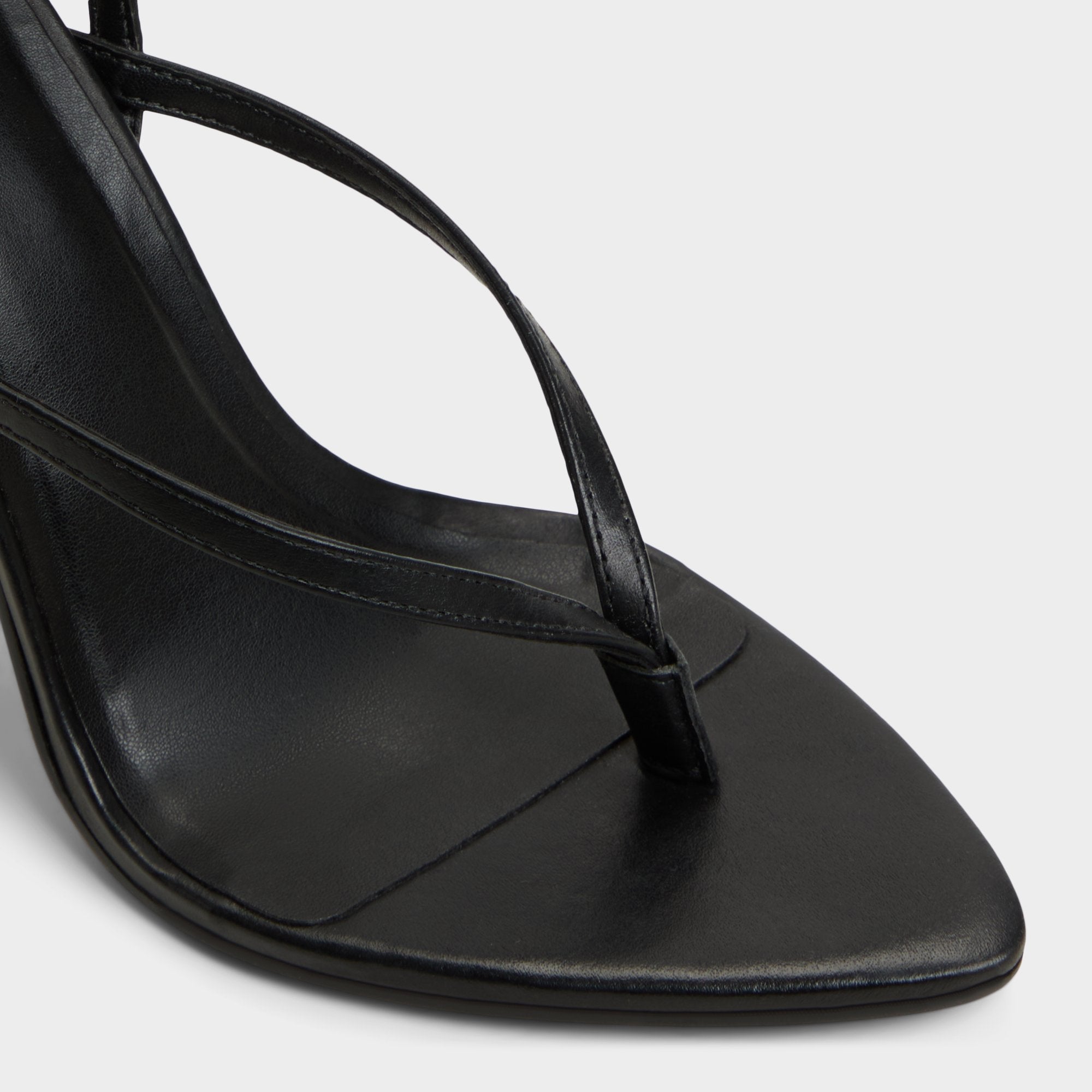 Abyfindley Black Women's Strappy sandals - Heeled flip flop, Stiletto heel | Aldo on sale