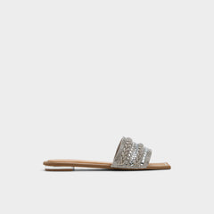 Navalia Silver Women's Flats - Slide sandal | Aldo discount