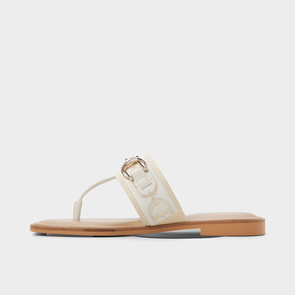 Coralynna in White Bone 14053516 - T-strap sandal | Aldo sale