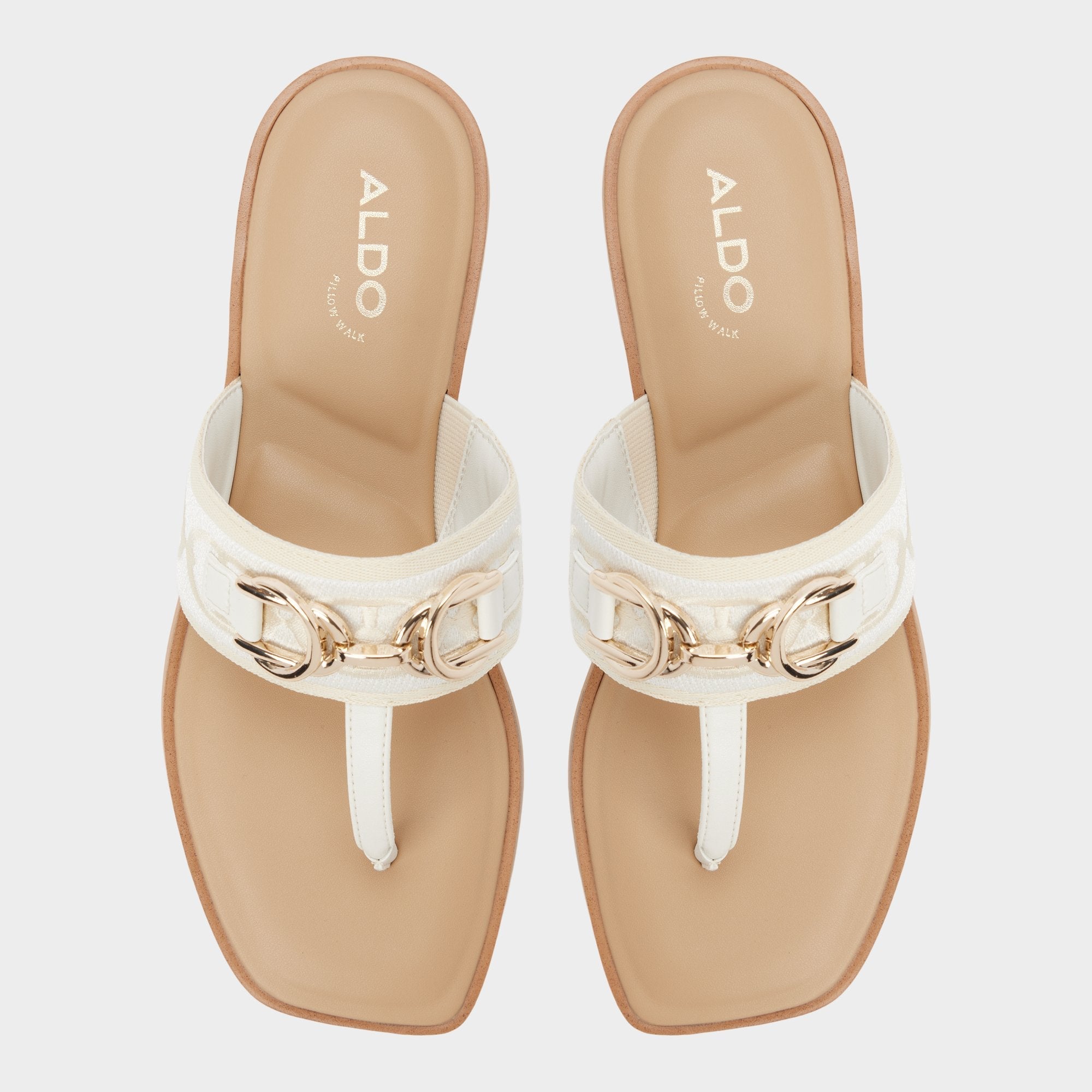 Coralynna in White Bone 14053516 - T-strap sandal | Aldo sale