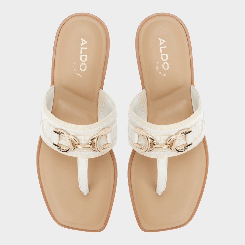 Coralynna in White Bone 14053516 - T-strap sandal | Aldo sale