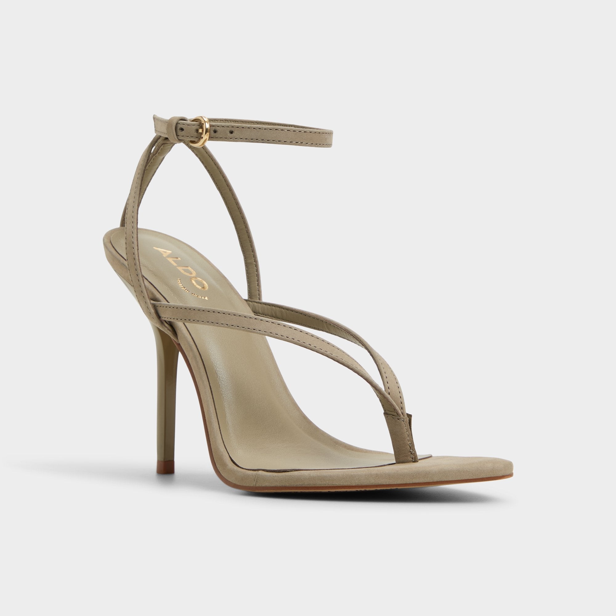 Abyfindley Other Green Women's Strappy sandals - Heeled flip flop, Stiletto heel | Aldo on sale
