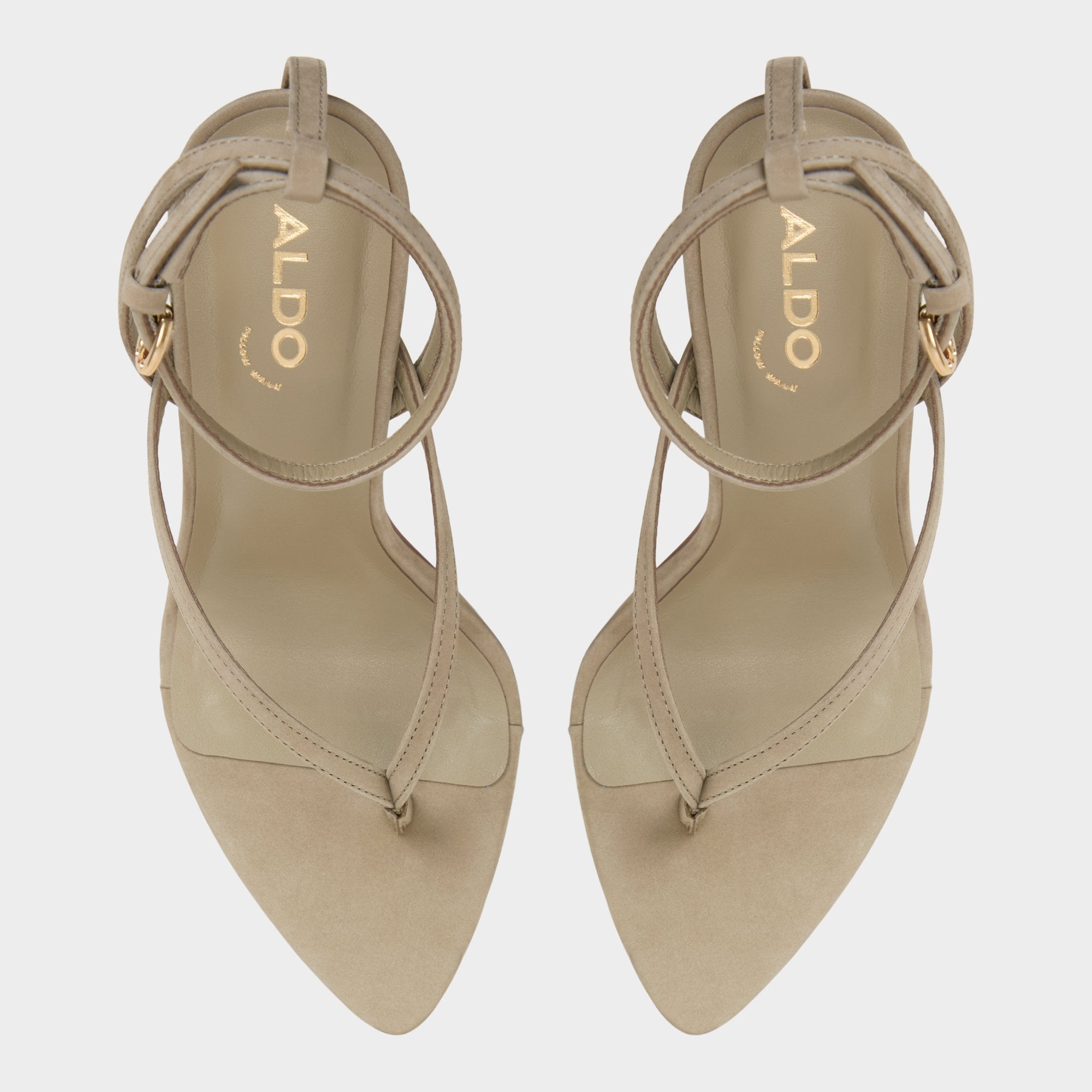 Abyfindley Other Green Women's Strappy sandals - Heeled flip flop, Stiletto heel | Aldo on sale