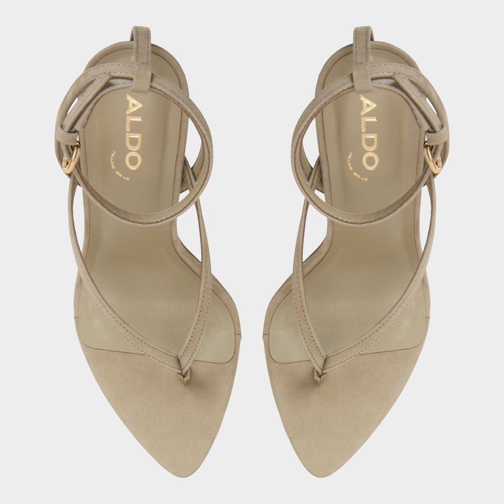 Abyfindley Other Green Women's Strappy sandals - Heeled flip flop, Stiletto heel | Aldo on sale