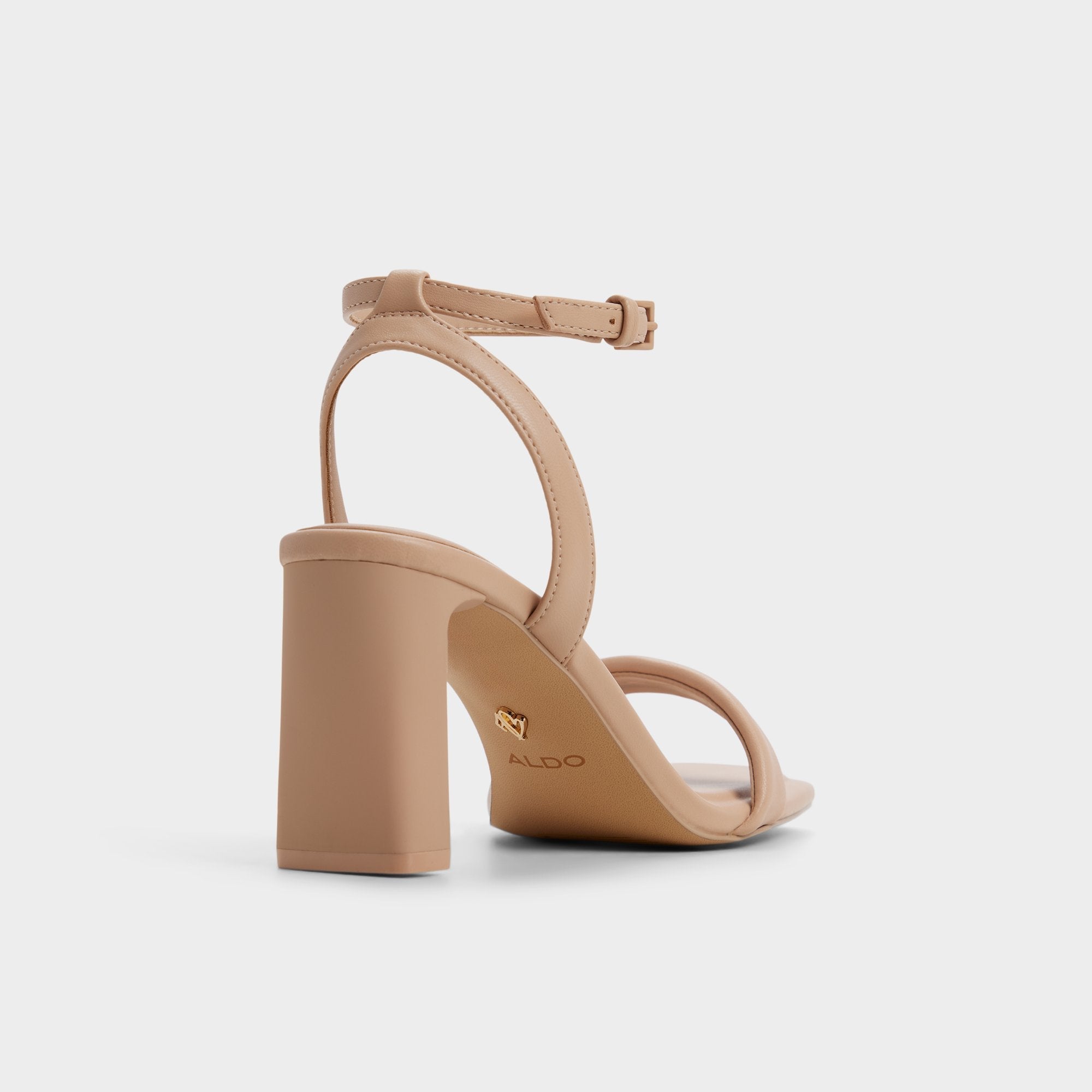 Aurorai Bone Women's Strappy sandals - Strappy heeled sandal, Block heel | Aldo online