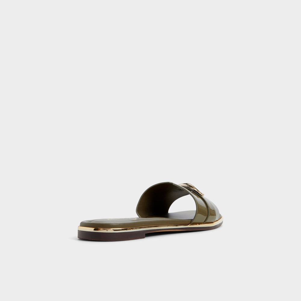 Darlina Other Green Women's Flats - Slide sandal | Aldo discount