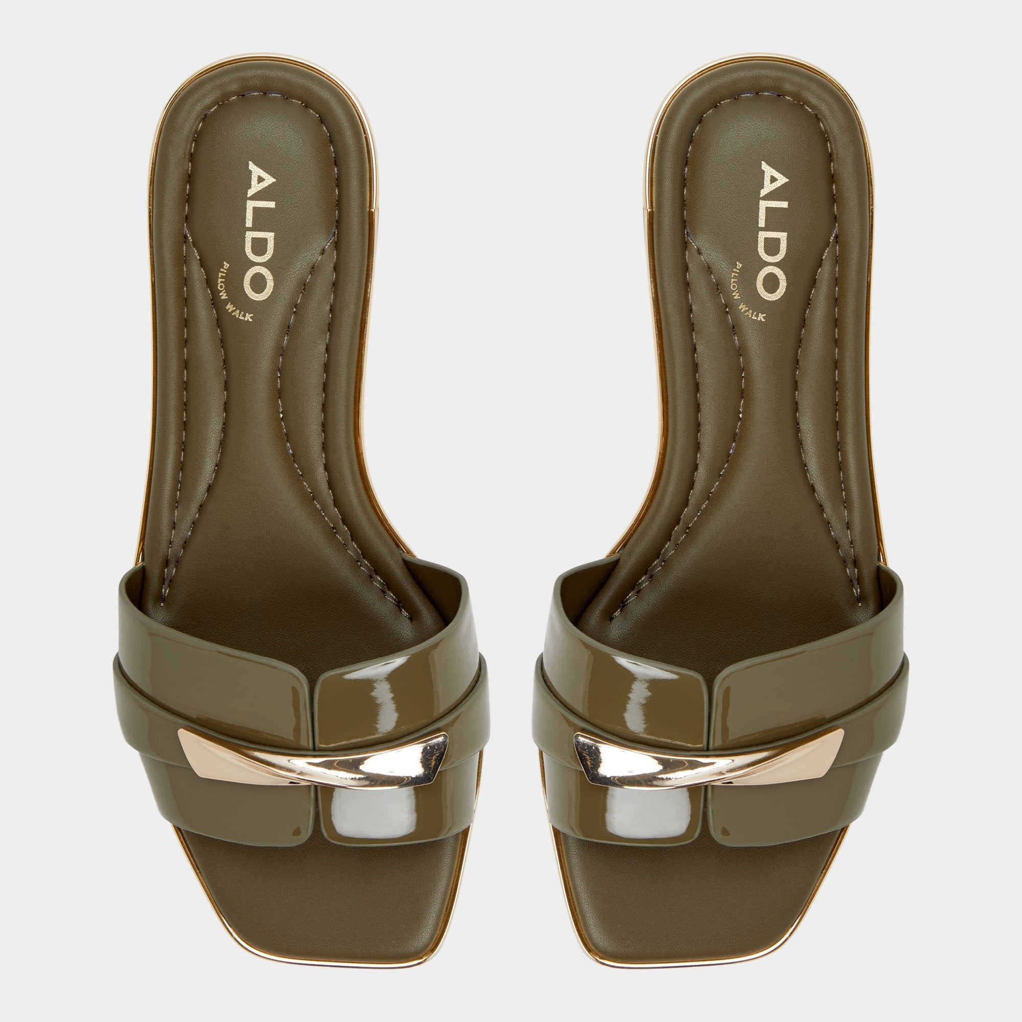 Darlina Other Green Women's Flats - Slide sandal | Aldo discount