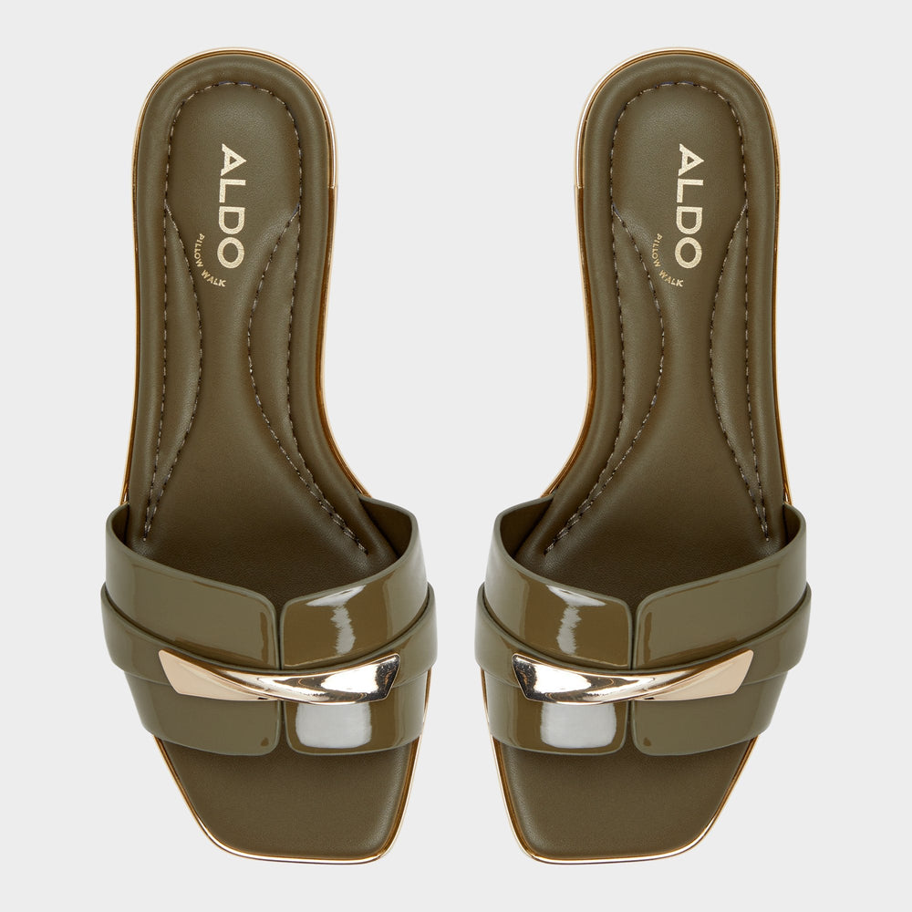 Darlina Other Green Women's Flats - Slide sandal | Aldo discount