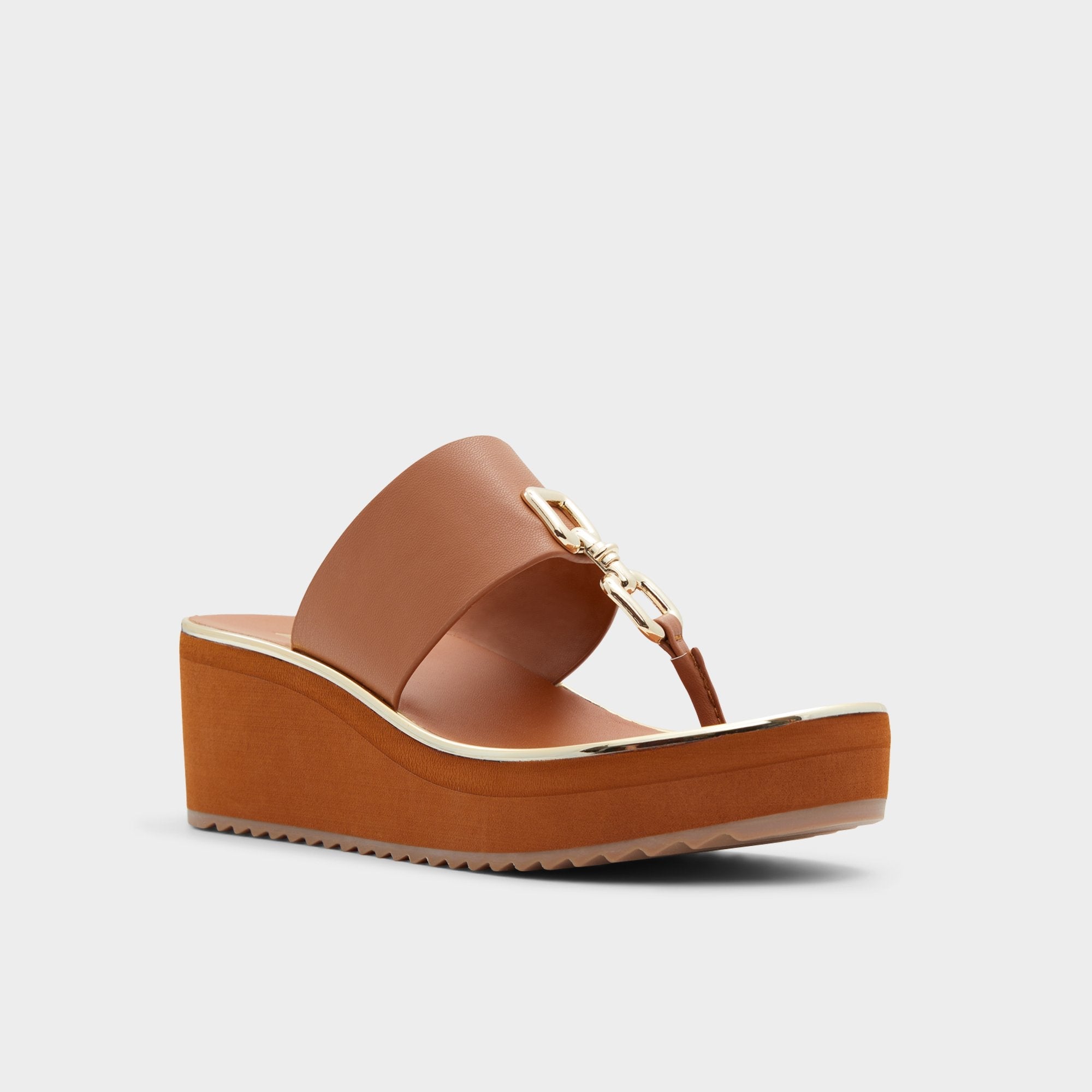 Maesllan Medium Brown Women's Wedges - Wedge sandal, Wedge heel | Aldo sale