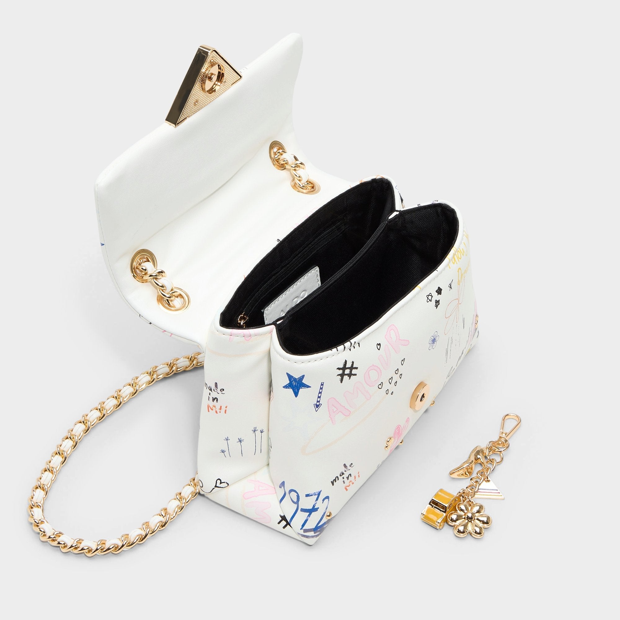 Doodlesoftpufff in White Combo - Crossbody bag | Aldo on sale