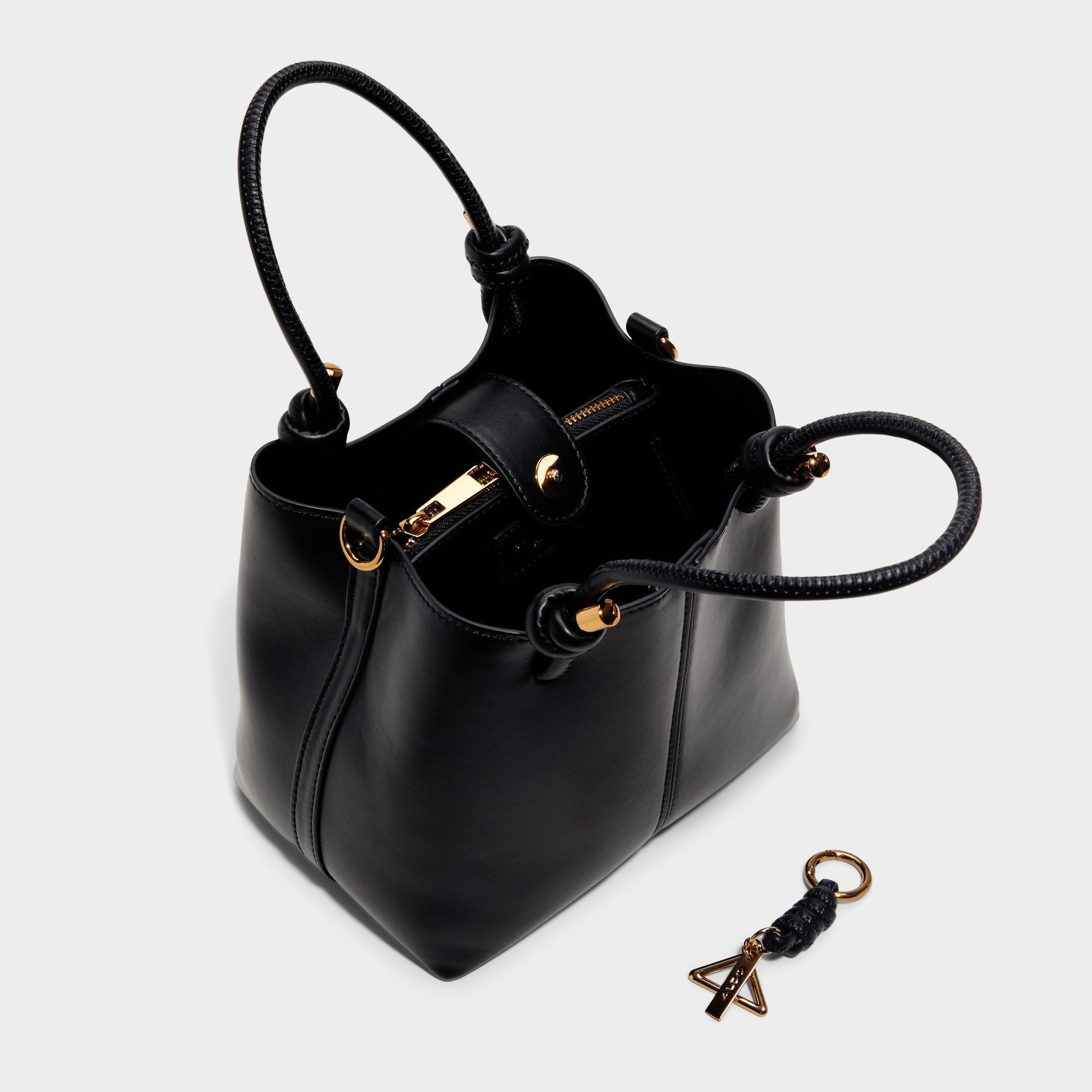 Evielily Black Overflow Women's Shoulder Bags - Satchel bag | Aldo discount