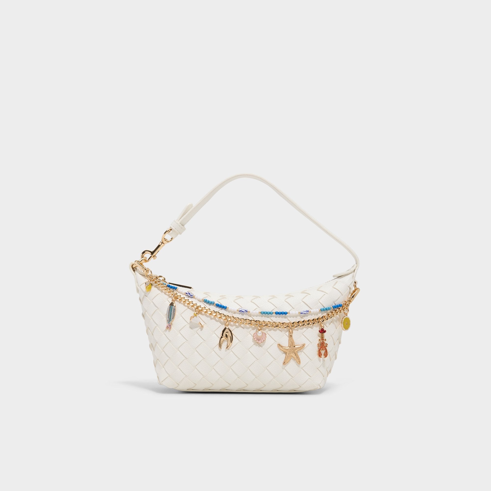 Frankiewoven White Women's Shoulder Bags - Shoulder bag | Aldo on sale