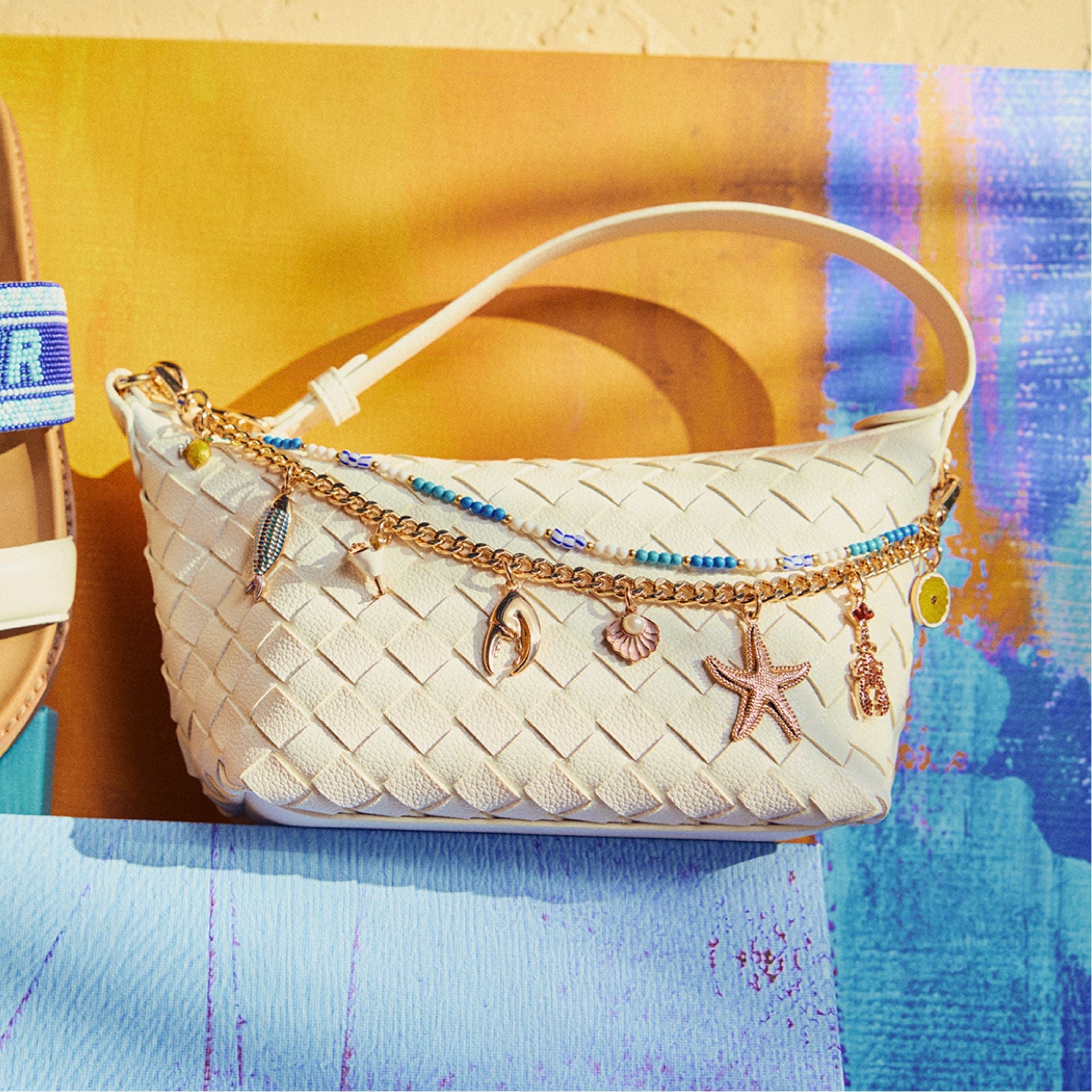 Frankiewoven White Women's Shoulder Bags - Shoulder bag | Aldo on sale