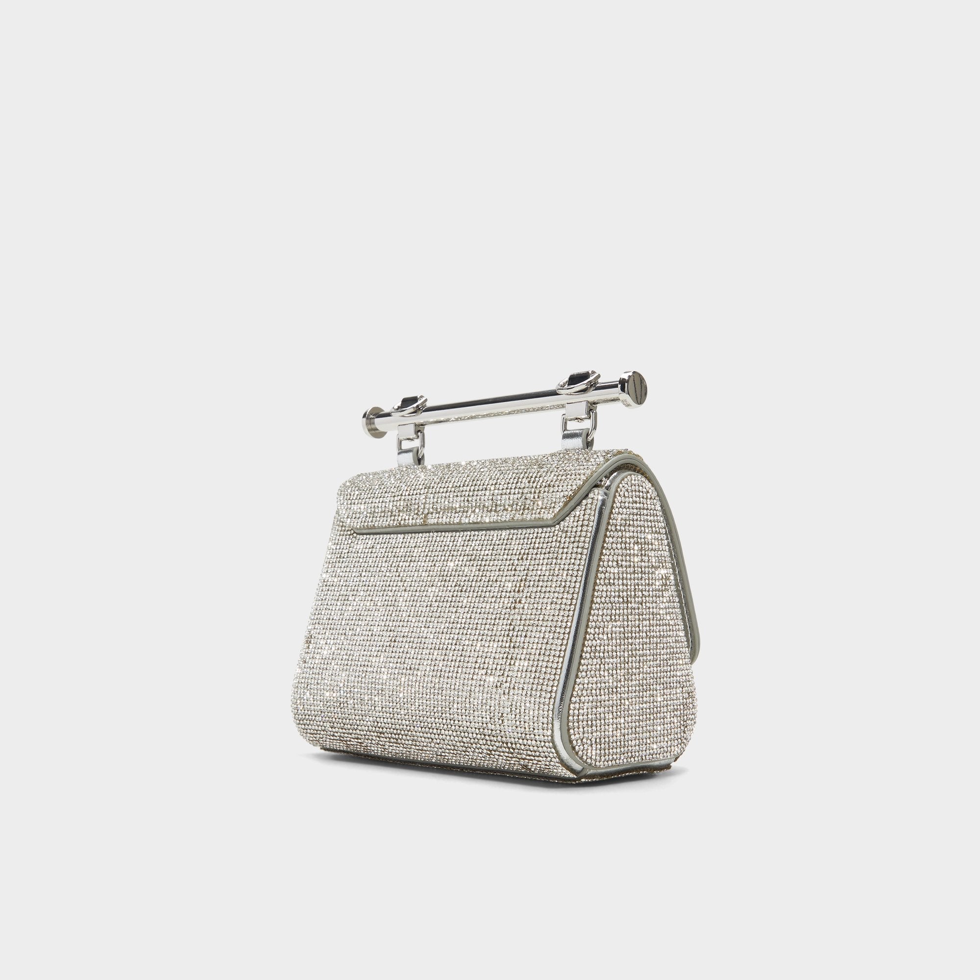 Blingchic Silver Women's Clutches & Evening bags - Top handle bag | Aldo discount
