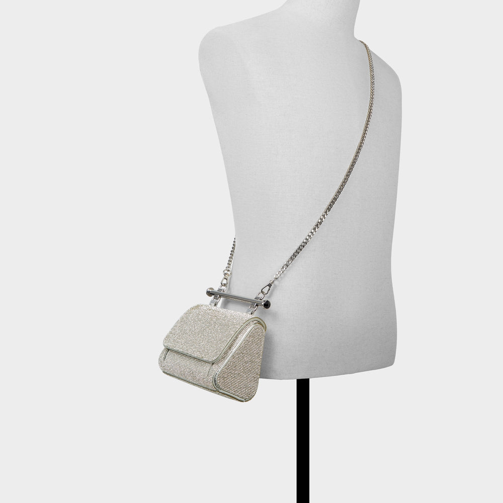 Blingchic Silver Women's Clutches & Evening bags - Top handle bag | Aldo discount