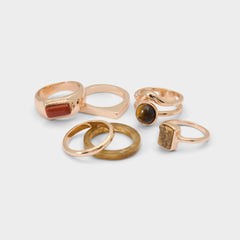 Ammara Other Brown Women's Rings - Stackable rings | Aldo sale