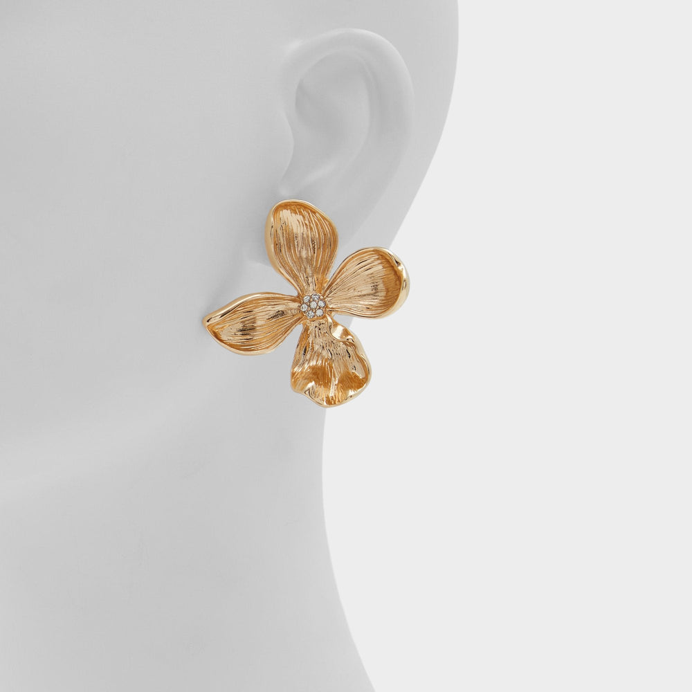 Floraluxe Gold/Clear Multi Women's Earrings - Earrings | Aldo sale
