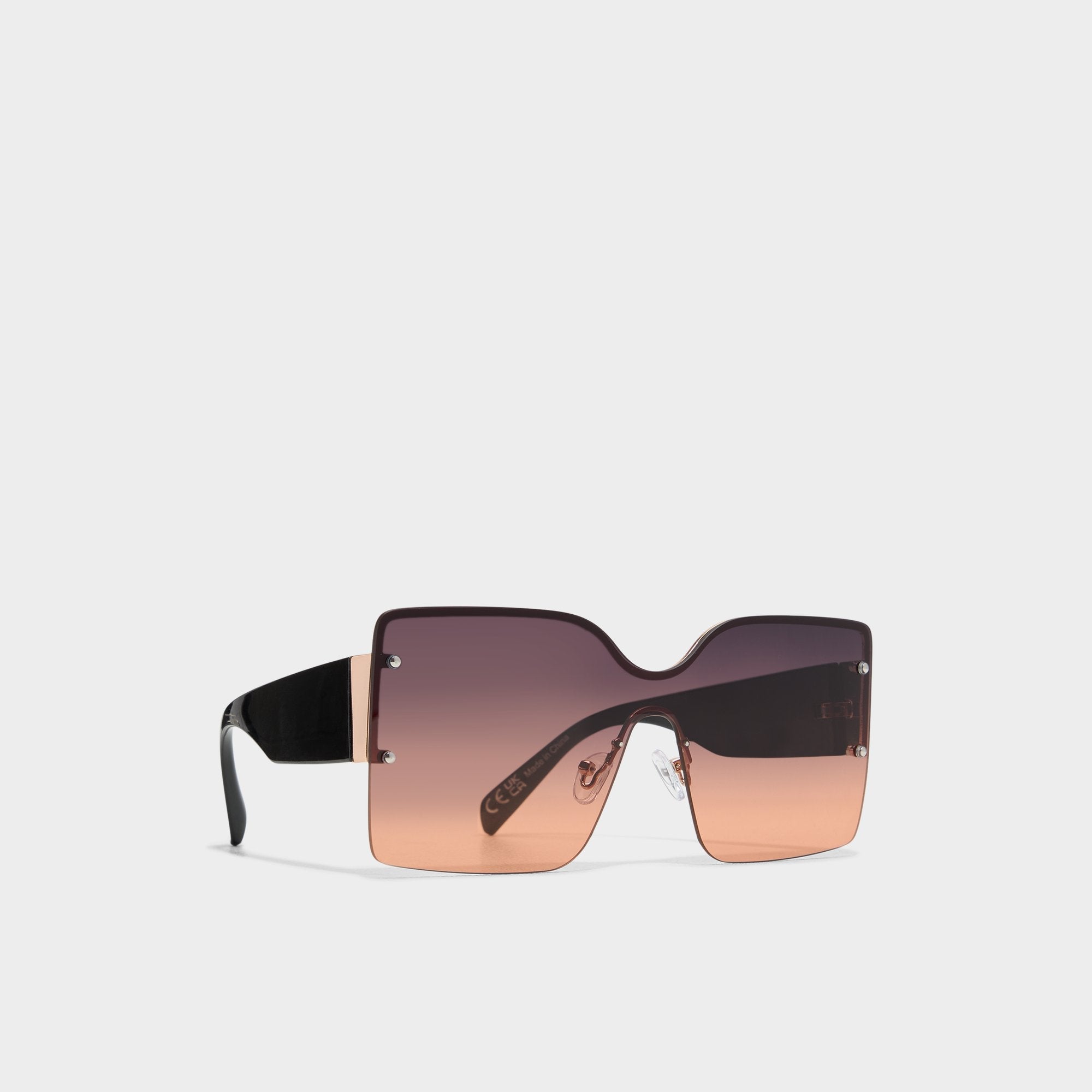 Lalaendrax Black/Gold Multi Women's Square - Square sunglasses | Aldo for sale