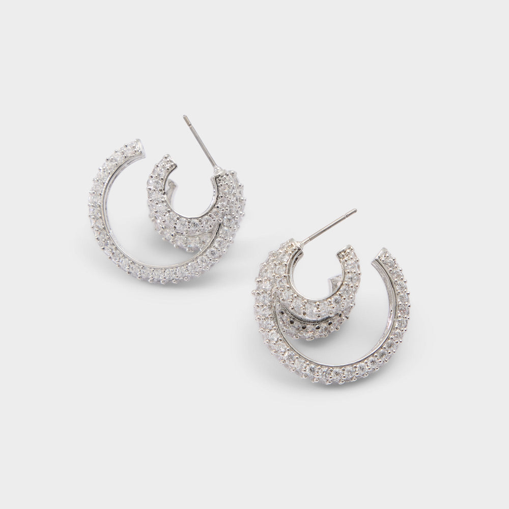 Glitzys in Silver Clear Multi - Hoop earrings | Aldo outlet