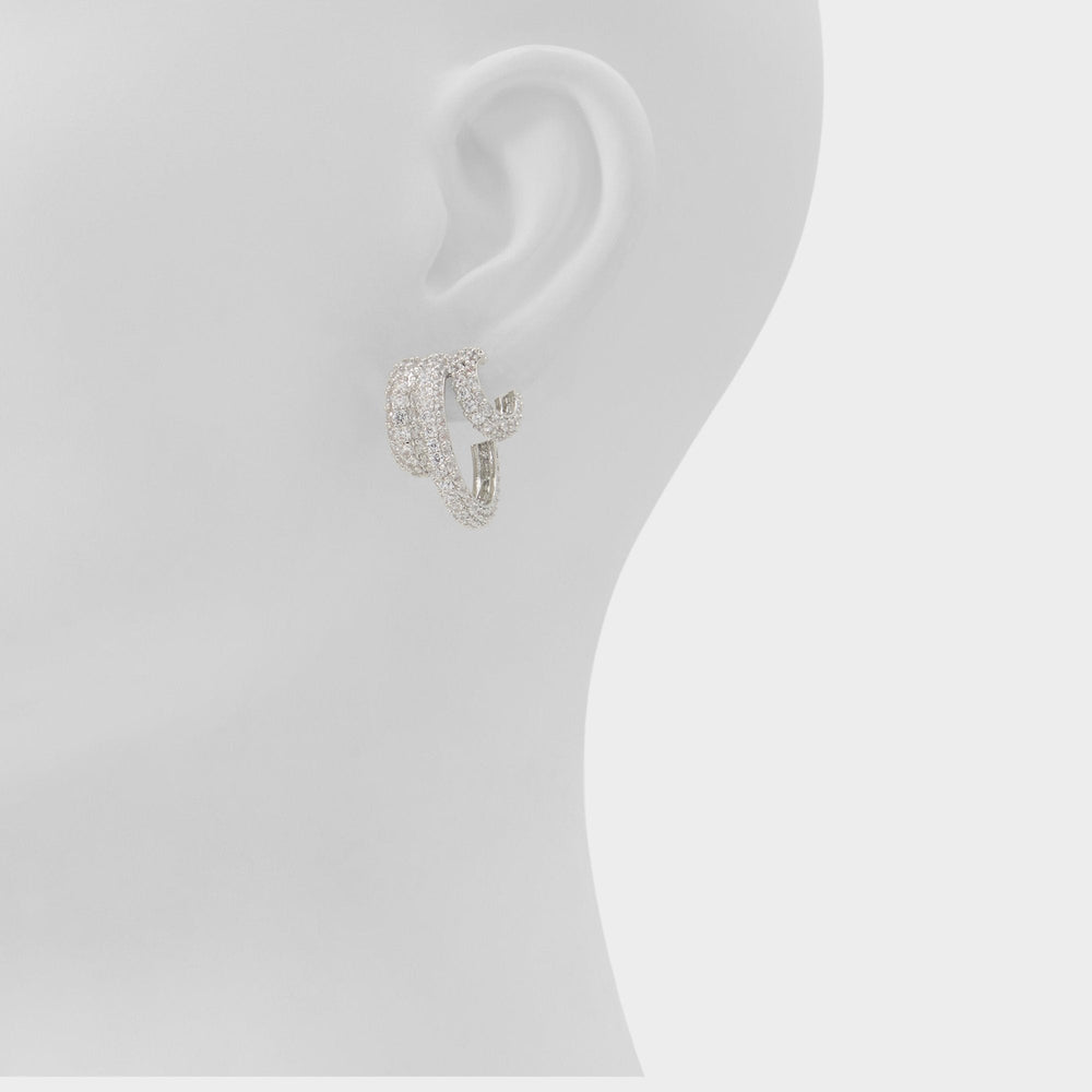 Glitzys in Silver Clear Multi - Hoop earrings | Aldo outlet