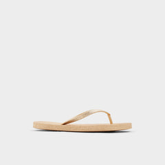 Aloomba Gold Women's Flats - Flip flop | Aldo discount