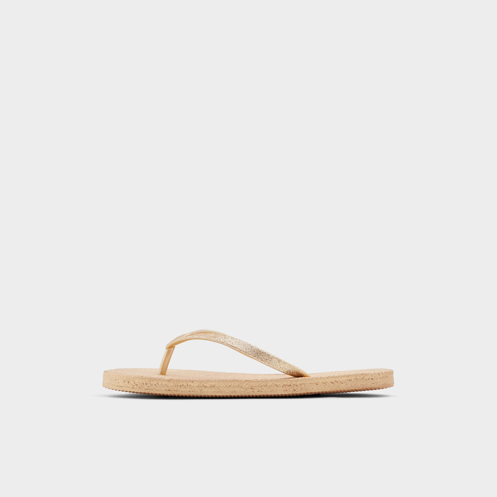 Aloomba Gold Women's Flats - Flip flop | Aldo discount