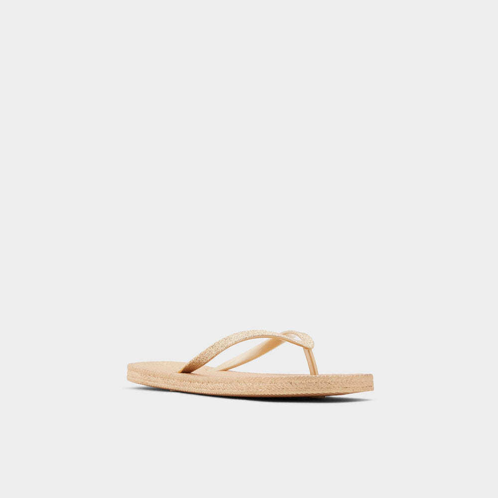 Aloomba Gold Women's Flats - Flip flop | Aldo discount