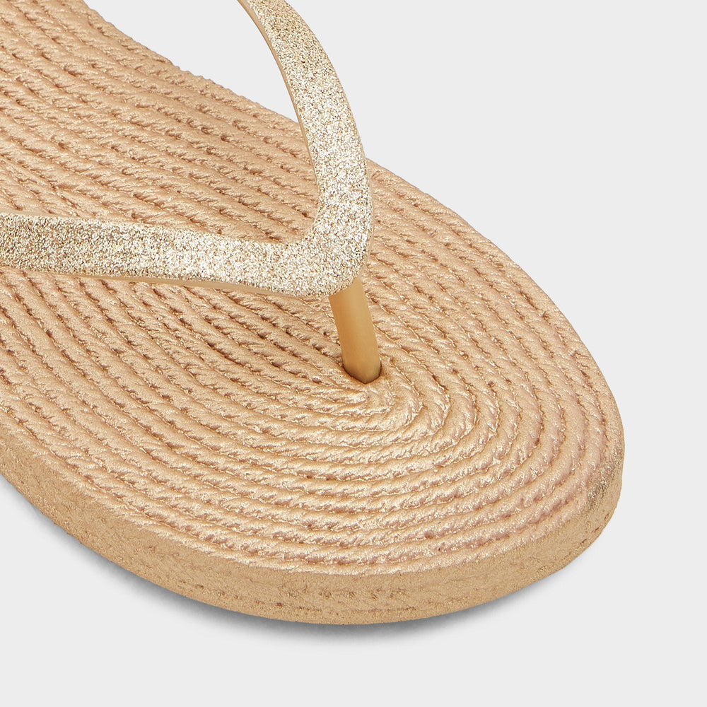 Aloomba Gold Women's Flats - Flip flop | Aldo discount