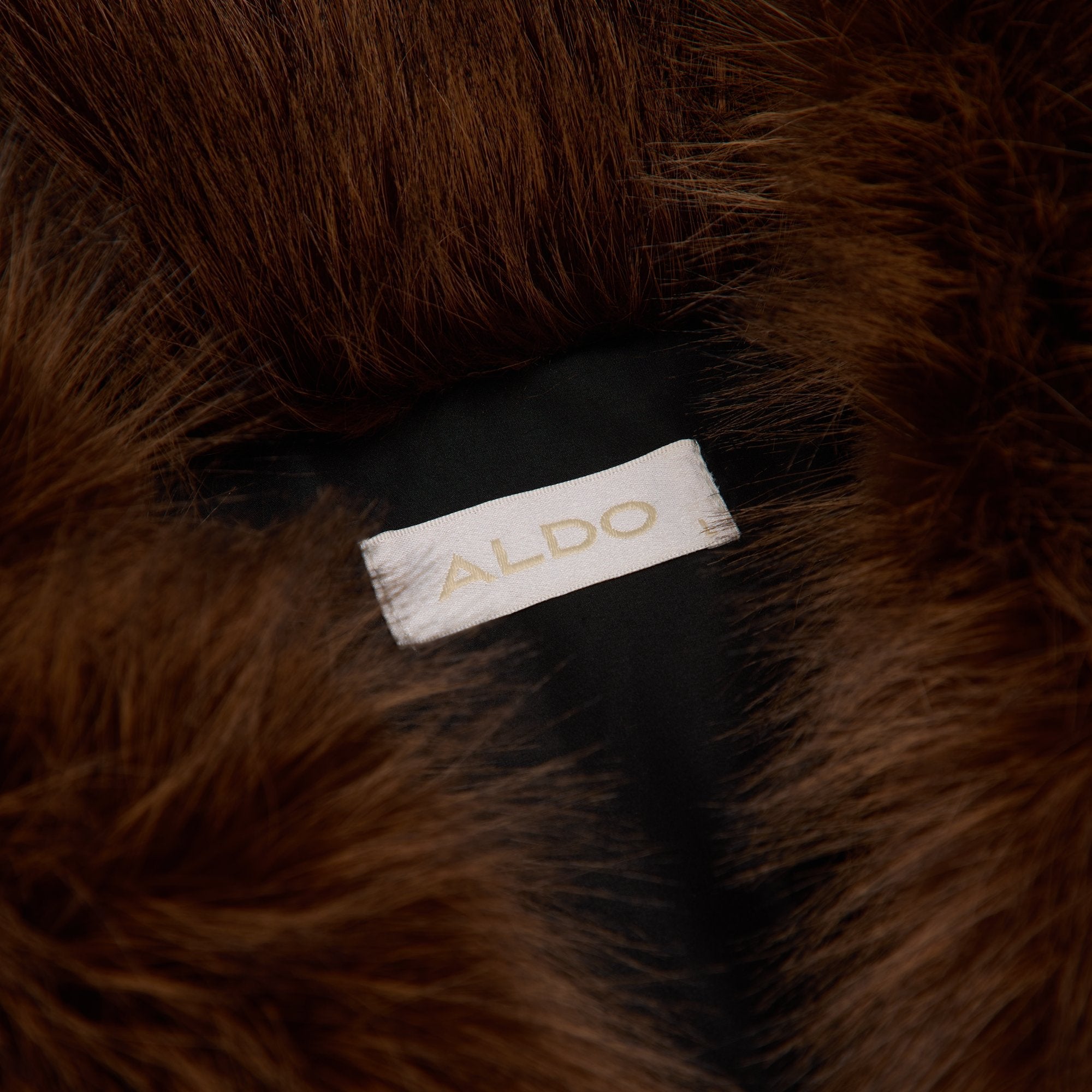 Hazella in Brown - Faux fur jacket | Aldo for sale