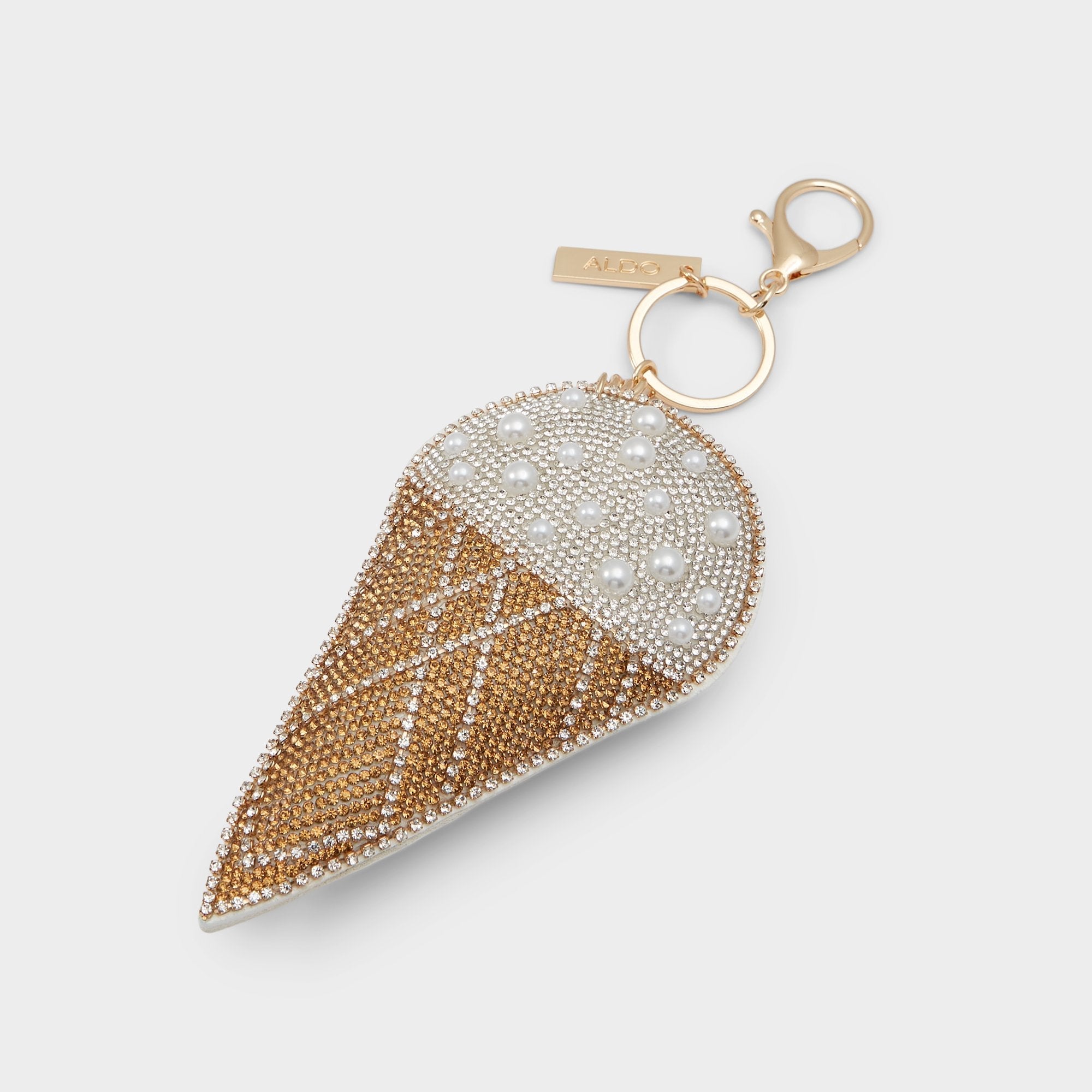 Scoops Gold/Clear Multi Women's Bag Charms & Keychains - Bag charm | Aldo for sale