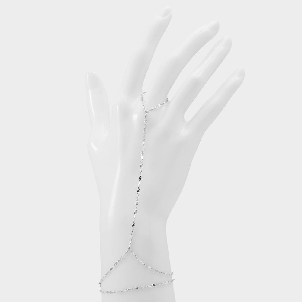 Talktothehand Silver Women's Bracelets - Hand chain | Aldo online