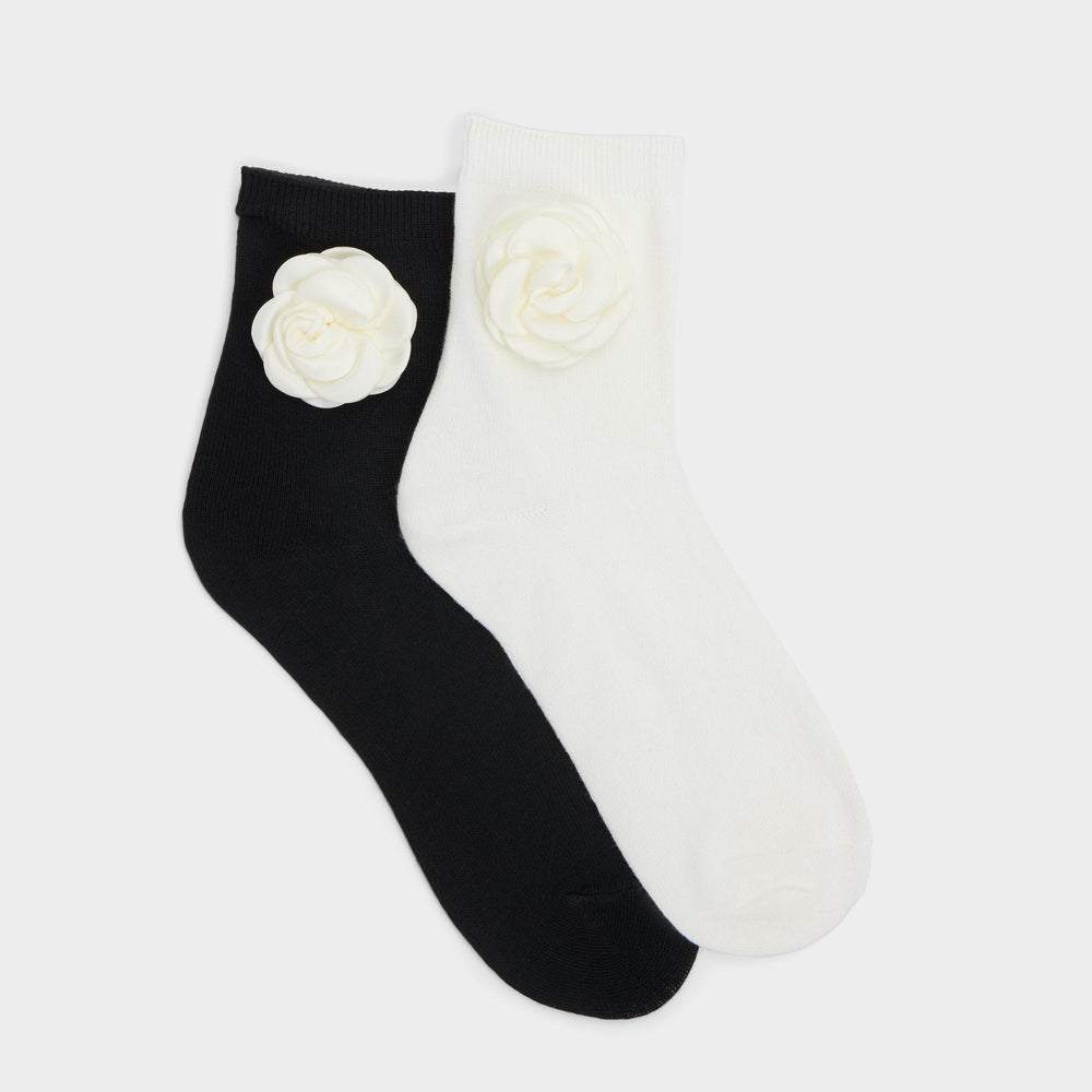 Rosettesocks Black/White Women's Socks - Socks | Aldo on sale