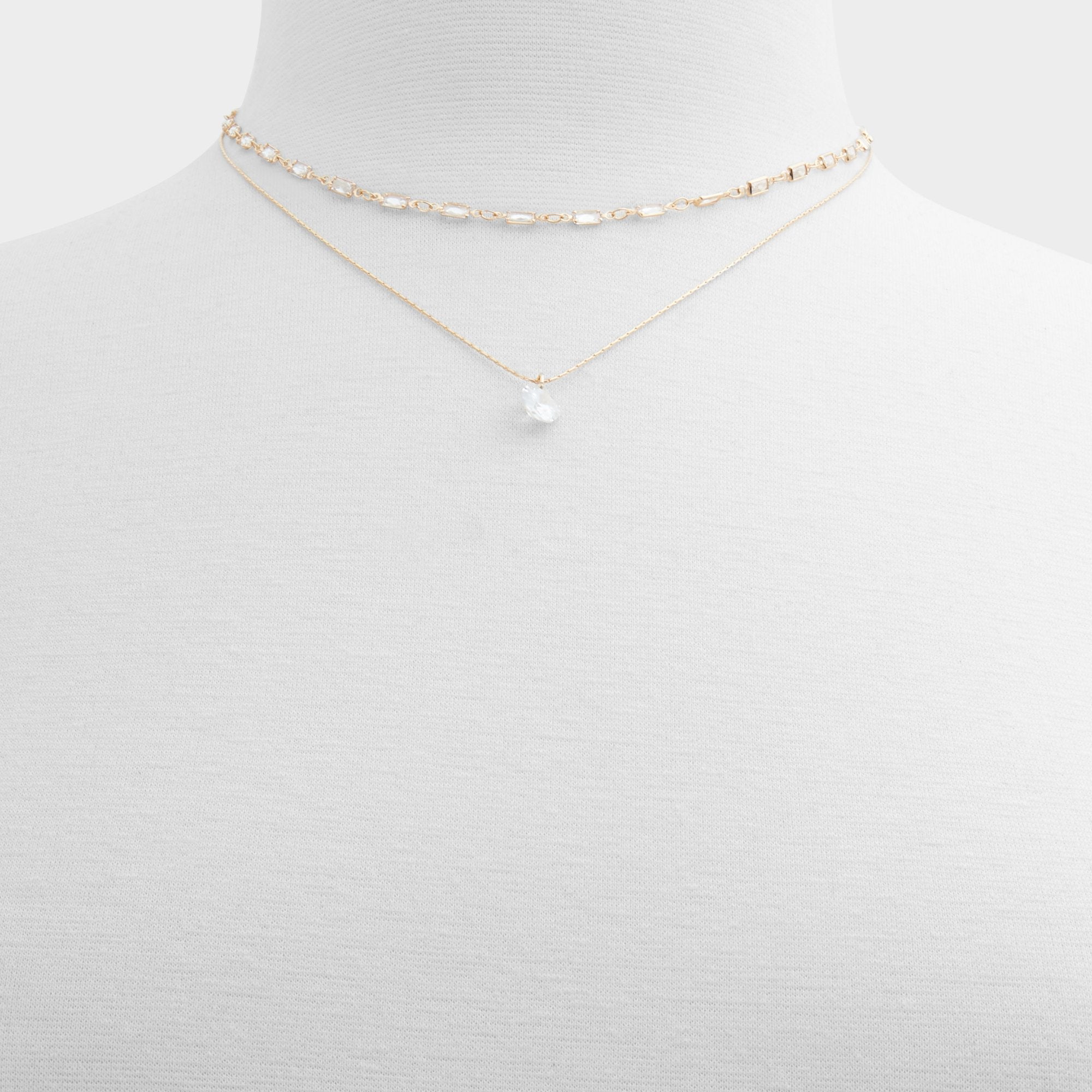 Flein Gold/Clear Multi Women's Necklaces - Layered necklace | Aldo on sale