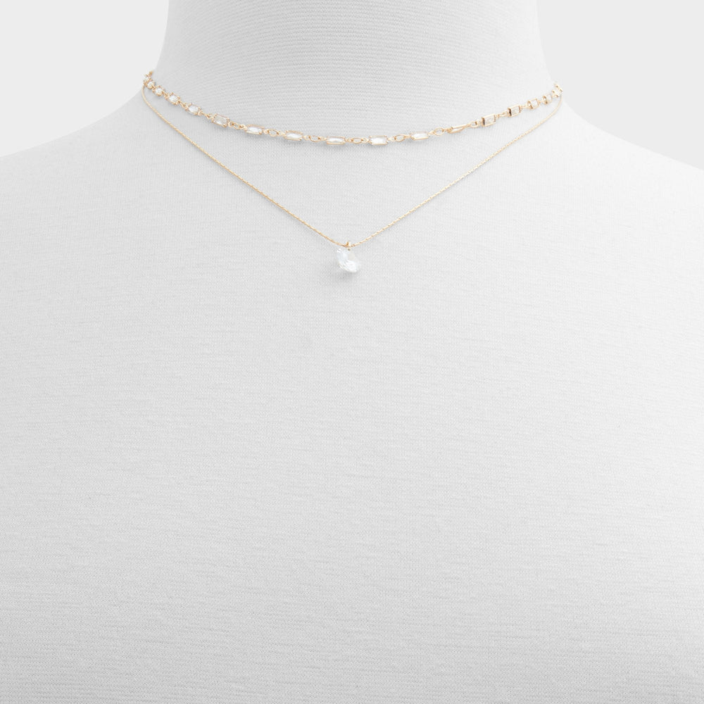 Flein Gold/Clear Multi Women's Necklaces - Layered necklace | Aldo on sale