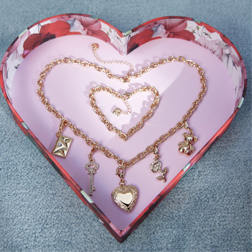 Bemyvalentine Gold/Clear Multi Women's Specialty - Necklace & bracelet set | Aldo online