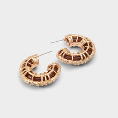 Cagedhoop in Other Brown - Hoop earrings | Aldo outlet