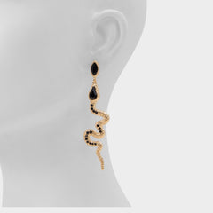 Snakes in Black Gold Multi - Chandelier earrings | Aldo for sale