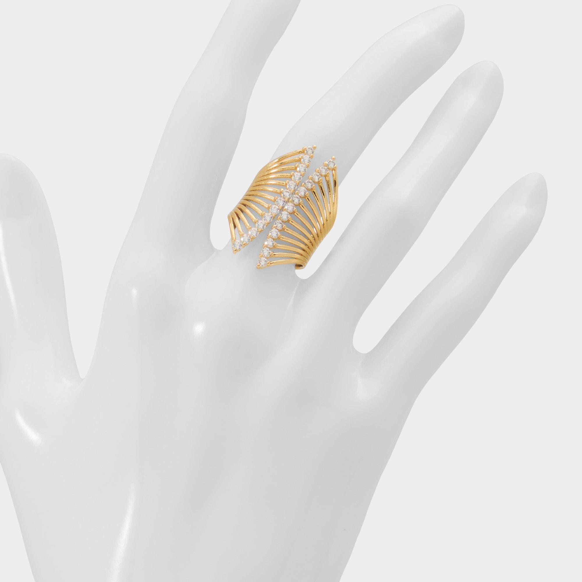 Glimmery in Gold Clear Multi - Stackable rings | Aldo for sale