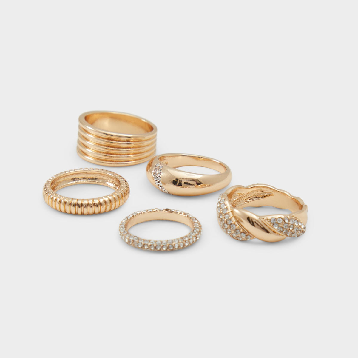 Lovelanguage Gold/Clear Multi Women's Rings - Ring | Aldo online