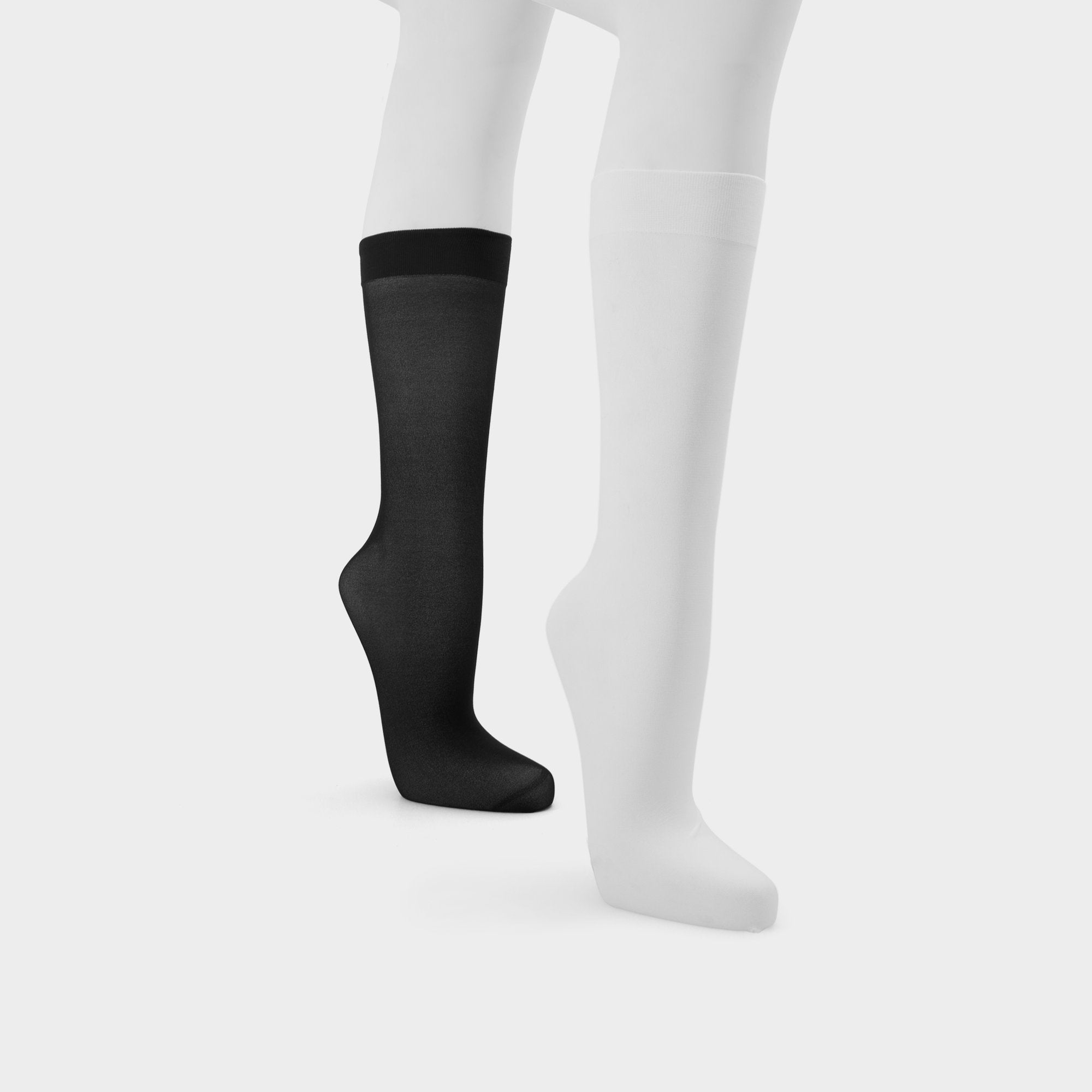 Sleekstep in Black White - Knee high socks | Aldo outlet