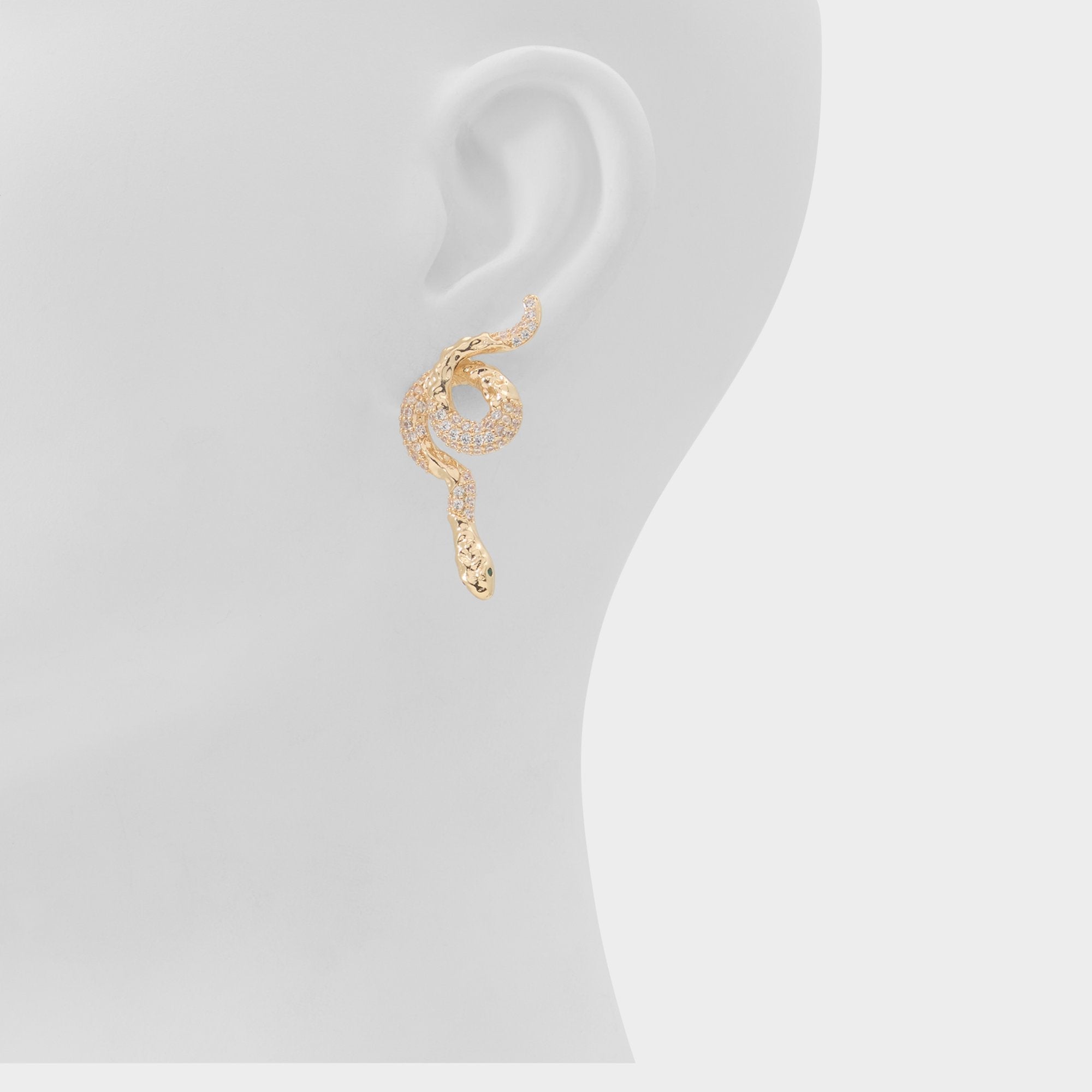 Serpenta in Gold Clear Multi - Chandelier earrings | Aldo for sale