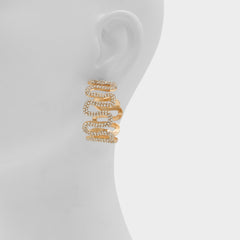 Estele in Gold Clear Multi - Hoop earrings | Aldo on sale