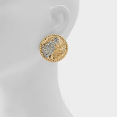 Lionesse in Gold Clear Multi - Button earrings | Aldo online