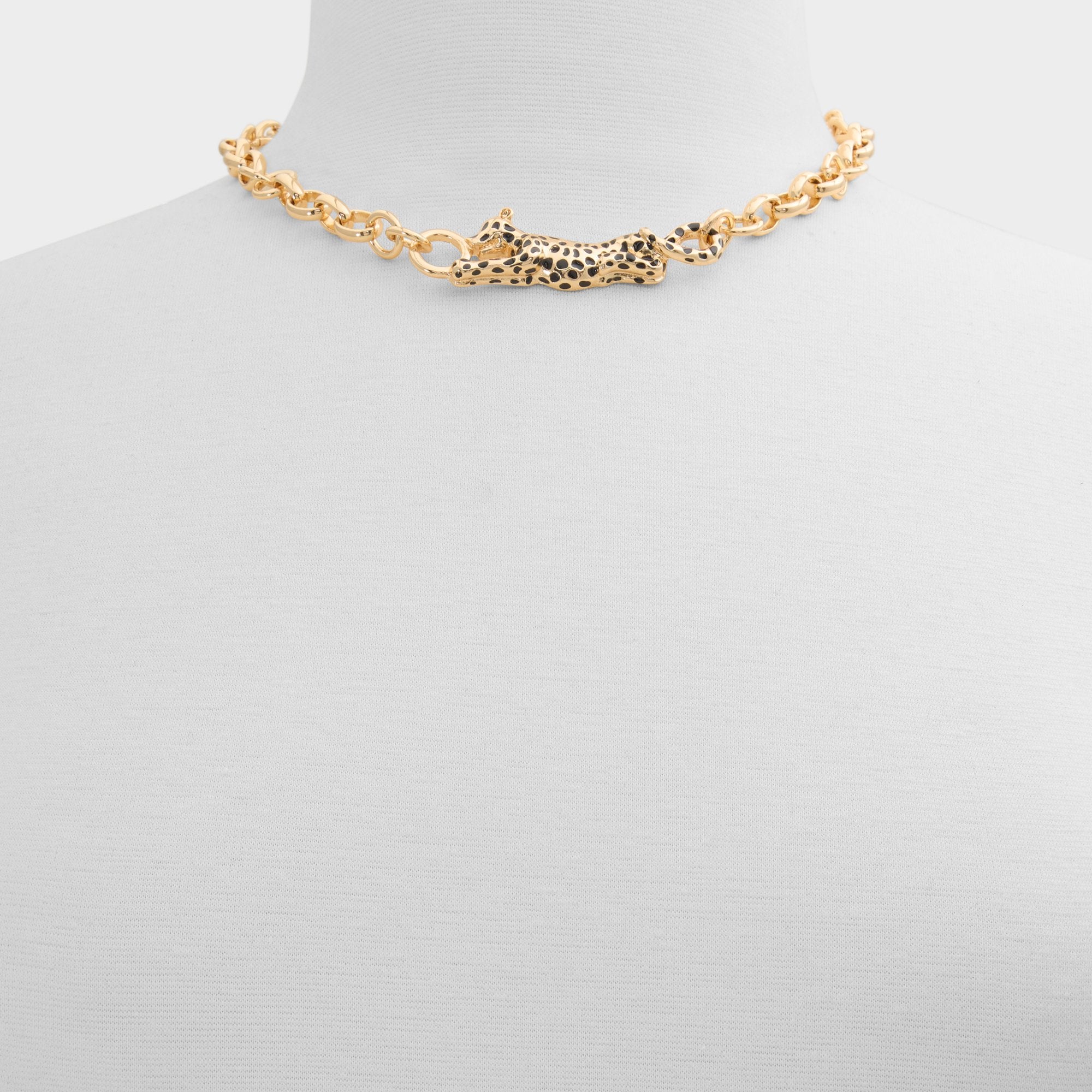 Panthere in Black Gold Multi - Pendant necklace | Aldo for sale
