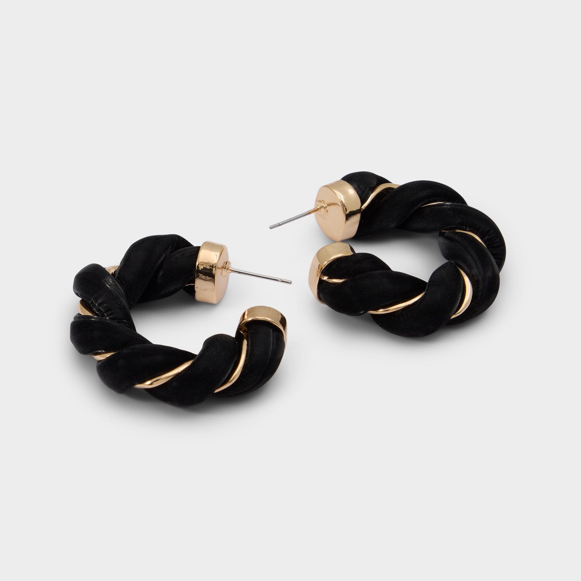 Twists in Black Gold Multi - Hoop earrings | Aldo outlet