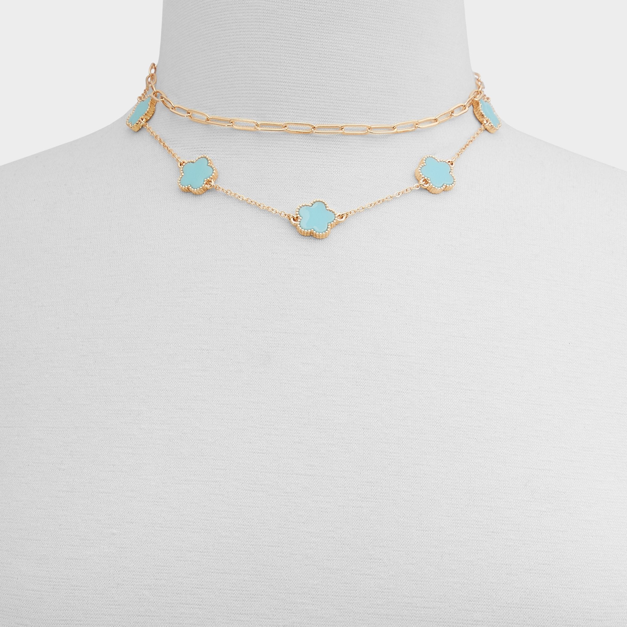 Feelinblue Turquoise Women's Necklaces - Layered necklace | Aldo sale