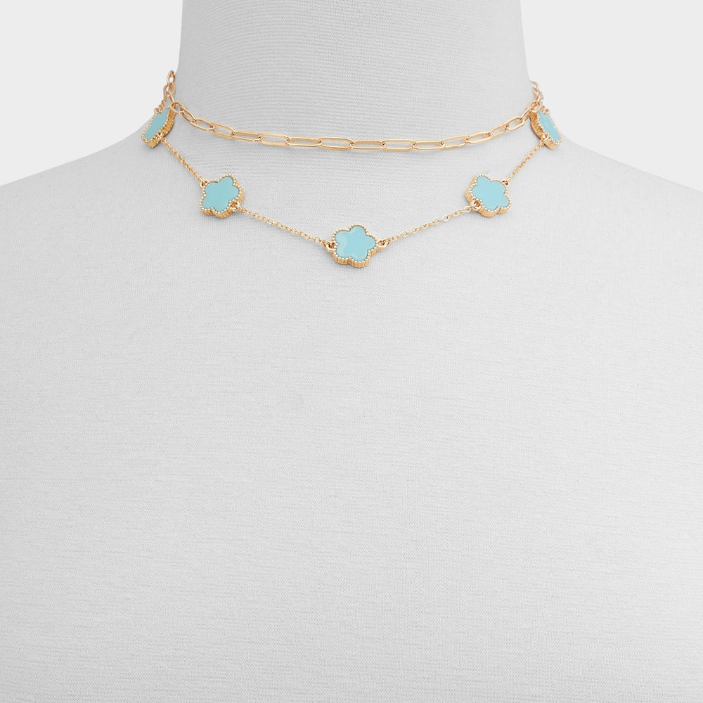 Feelinblue Turquoise Women's Necklaces - Layered necklace | Aldo sale