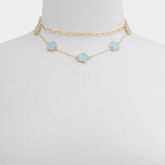 Feelinblue Turquoise Women's Necklaces - Layered necklace | Aldo sale
