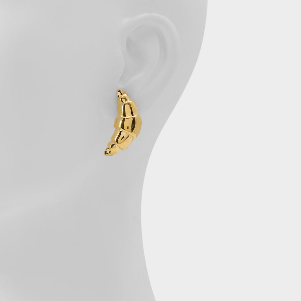 Croissants Gold Women's Stainless Steel - Button earrings | Aldo online