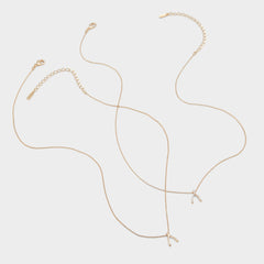 Makeawish Gold/Clear Multi Women's Necklaces - Gift set | Aldo on sale